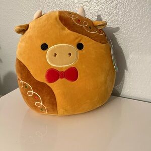 Squishmallow Jericho Cow Plush